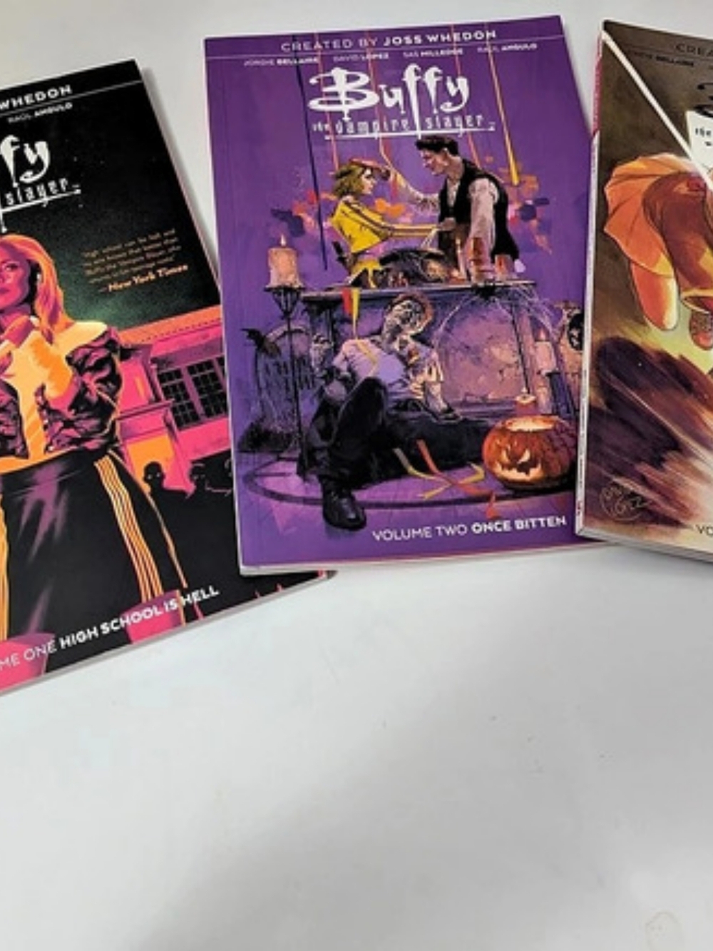 Joss Whedon Buffy the Vampire Slayer comic book volumes Comic Book Set Volumes